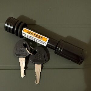 METOWARE Trailer Hitch Lock‎ - 5/8" Dia Locking Hitch Pin